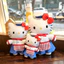 Sanrio Hello Kitty Plushie Cô hầu gái nhỏ dễ thương Đầu bếp Búp bê sang trọng Gối mềm
