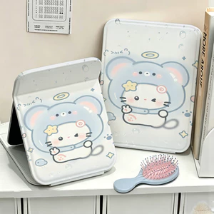 Sư tử hoạ hình xanh nhạtGấp gọn, mang theo dễ dàngKính xanh nhạp mini tiện dụng