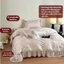 set 4 món vỏ chăn với chất liệu tencel thoáng khí, màu sắc công chúa nhẹ nhàng kèm họa tiết thêu nổi dễ thương