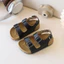 Dép sandal quai ngang bản to cho bé, chất liệu da mềm không gây đau chân, kiểu dáng hot trend, phù hợp đi chơi
