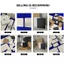 Hộp đóng gói 231-240mm Hộp trắng Hộp phẳng Có sẵn Giấy Kraft 350g Hộp bìa cứng trắng Trà Hộp đen UTJ4