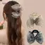 AqToCna Kim Cương Giả Bướm Lấy Kẹp Cho Nữ Tính Khí Lưới Thanh Lịch Kẹp Tóc Thời Trang Phụ Kiện Tóc AqToCna