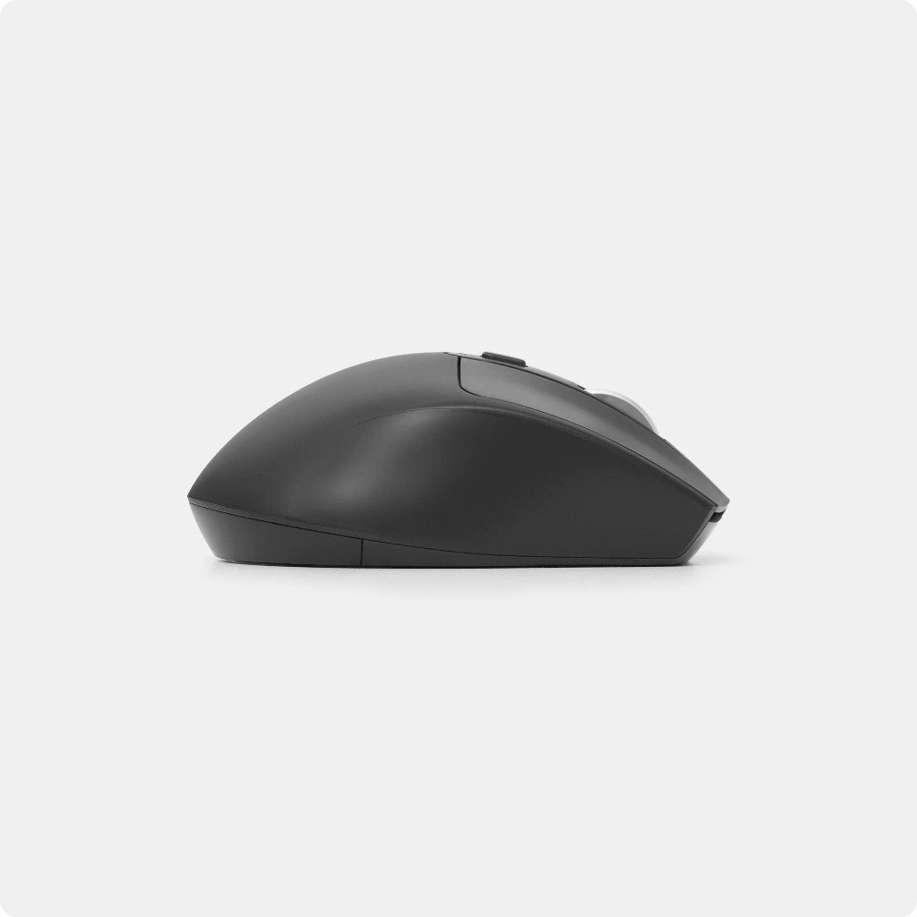 Chuột không dây HyperWork Silentium MS01 Đen/ Trắng - Bảo hành chính hãng 12 tháng