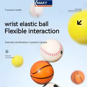MAKY Trả Lại Tay Bóng Cổ Tay Thể Dục Bóng Xốp Cao Su Rebound Bóng Thể Thao Ngoài Trời Bóng Bouncy VN
