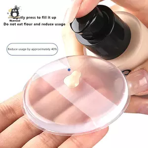 1 Cái Trong Suốt Silicon Gel Bột Puff Sponge Mặt Che Khuyết Điểm Mỹ Phẩm Puff Phụ Kiện Cho Kem Nền BB Cream Không Bột Mới