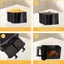 Air Fryer Splatter Guard cho Ninja AF400 AF451 AF300 Lưới lọc dầu silicon cấp thực phẩm Chống trầy xước Có thể tái sử dụng và dễ dàng làm sạch màu đen