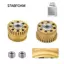 Bánh răng cho ăn kép xoắn ốc STABFOAM, Bộ bánh răng máy in chống mài mòn chống rung, Bánh xe máy đùn thép cứng ăn ổn định có độ cứng cao cho Creality K2 Plus