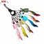 ECK Mực Jig Mồi Bảo Vệ Bộ 6 Webfoot Bạch Tuộc Egi Móc Bao Da Mực Ô Mồi Mũ Với Carabiner Câu Cá HOT