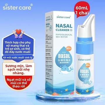 Xịt mũi cá heo nước muối biển sâu cho bé bình xịt phun sương rửa mũi trị nghẹt mũi ngứa mũi em bé sơ sinh sỉ