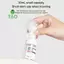 1 Chai bơm tạo bọt rỗng 30 / 60 / 100 / 150ml có đầu bàn chải silicon Loại ép Chai xốp làm sạch mặt [mới]