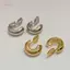 PNPIA- 1 Cặp Đơn Giản Tính Khí Kẹp Tai Vintage Dễ Thương Sụn Không Xuyên Kẹp Bông Tai Cho Nữ Bé Gái Phụ Kiện Trang Sức Quà Tặng
