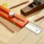 Thước đo độ sâu thước đo độ sâu di động với dây đàn hồi 90 180 Bong bóng Công cụ đánh dấu định vị đa năng