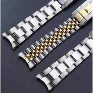 Dây đeo bằng thép không gỉ 00985 / Đồng hồ lặn thể thao Đa năng / Thép không gỉ rắn / Vòng tay thay thế bằng thép rắn 20mm / Phụ kiện vòng tay kim loại nam