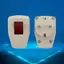 POWER Đức 16A 250V Phích cắm nguồn EU có công tắc BẬT / TẮT màu đỏ Đầu nối dây thụ thể loại E có thể sạc lại cho thiết bị.
