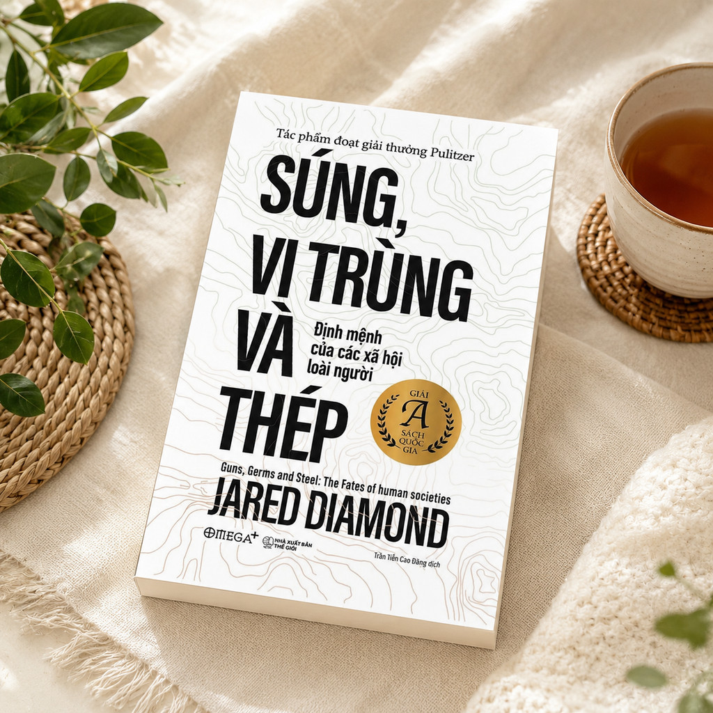 Sách - Lẻ/combo Best Sellers: Sapiens - Lược sử loài người + Súng, Vi trùng Và Thép (Omega Plus)