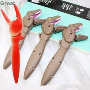 TUYỆT VỜI Cua Boss Kìm Bút, Văn Phòng Phẩm Độc Đáo Bút Kẹp Cua Kìm Bút, Tôm Hùm Bi Bút Đồ Dùng Văn Phòng Khủng Long Vui Nhộn Bút Bi Trường Học