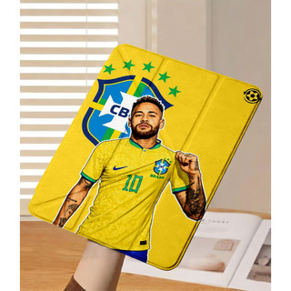 Ốp Lưng Neymar 10 Cho iPad A16 Air 4/5/6/7/8 Pro 11 12.9 Y-fold Neymar Cho iPad Gen 12 11 10 9 8 7 6 5 air3 10.2in