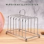 Cc Giá đỡ bánh mì 6 lát Giá bánh mì vuông bằng kim loại Dây kim loại Giá đỡ bánh mì nướng Kệ chia cho bàn ăn và gia đình Br