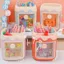 Hoạt Hình Dễ Thương Sáng Tạo Nhiều Lưới Piggy Bút Cô Gái Trái Tim Sinh Viên Văn Phòng Phẩm Hộp Bảo Quản Ngăn Kéo Cửa Mở Bút Giá Đỡ 6.24 JYIT