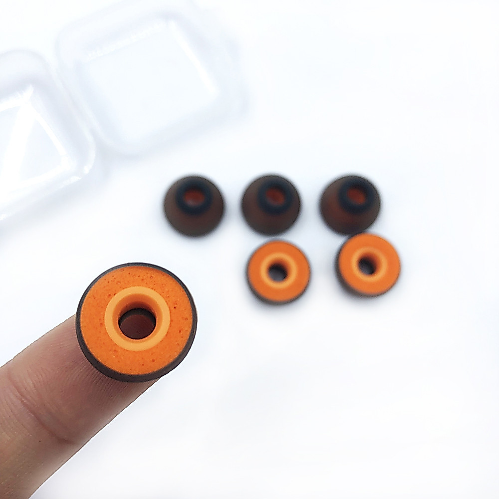 Trn Memory Foam Ear Pads Tai nghe Ốp lưng silicon In-Ear Covers Earbud Tip Eartips Đệm Phụ kiện