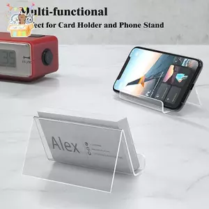 Hộp đựng danh thiếp để bàn Acrylic trong suốt Hộp đựng danh thiếp để bàn Hộp đựng đồ trưng bày Nhà hàng Đồ dùng văn phòng ELWW