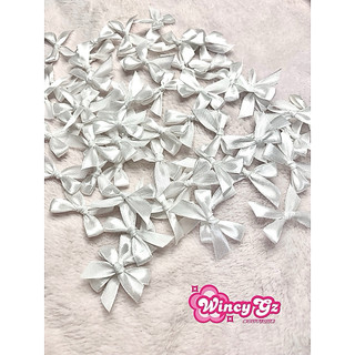 Set 20-50-100 Nơ Ruy Băng 1cm Mini [Không Kẹp] Trang Trí Hàng Handmade Nhiều Màu