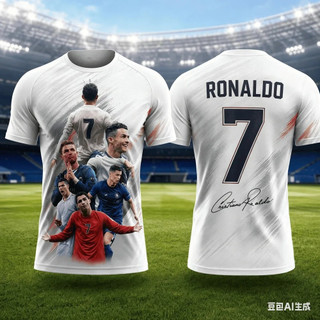 Bồ Đào Nha Ronaldo Số 7 Bàn Chải Đa Chân Dung Đột quỵ Bóng Đá Jersey 3D Trên In Thoáng Khí Dạo Phố Unisex Thể Thao Áo