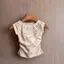 Áo thun mùa hè 90-150 dành cho trẻ em Vòng cổ kim cương nóng Top Girls Eo hẹp Áo Vest thời trang Thiết kế cay ngọt ngào Quần áo mùa hè