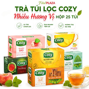 Trà Túi Lọc Cozy Đủ Loại Hương Vị Đậm Đà, Tiện Lợi Dễ Pha, Thích Hợp Uống Hằng Ngày