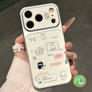 Vỏ Miffy Thanh Lịch Cho Xiaomi 17T 17 Pro Max 15 15T 14 14T 13 13T 12 Ultra 12T 12S 12X Mi 11i 11X 11 Lite Pro 5G 4G Vỏ Điện Thoại Mềm Thỏ Hoạt Hình Dễ Thương