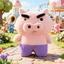 Spike Price Fat Toot Zaemon Sang Trọng Búp Bê Dễ Thương Crayon Shin-Chan Heo Hồng Búp Bê Trẻ Em Gối Quà Tặng