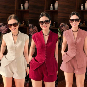 Set Bộ Nữ Ngắn Thiết Kế Sang Trọng Tinh Tế 6.0 Cực Đẹp Có BIGSIZE ĐẾN XXL HIYU 66 STORE
