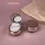 6g Vàng Di Động Bột Mỹ Phẩm Hộp Nhựa Trống Rời Nồi Bột Có Sàng Du Lịch Hộp Đựng Trang Điểm Sifter Có Puff