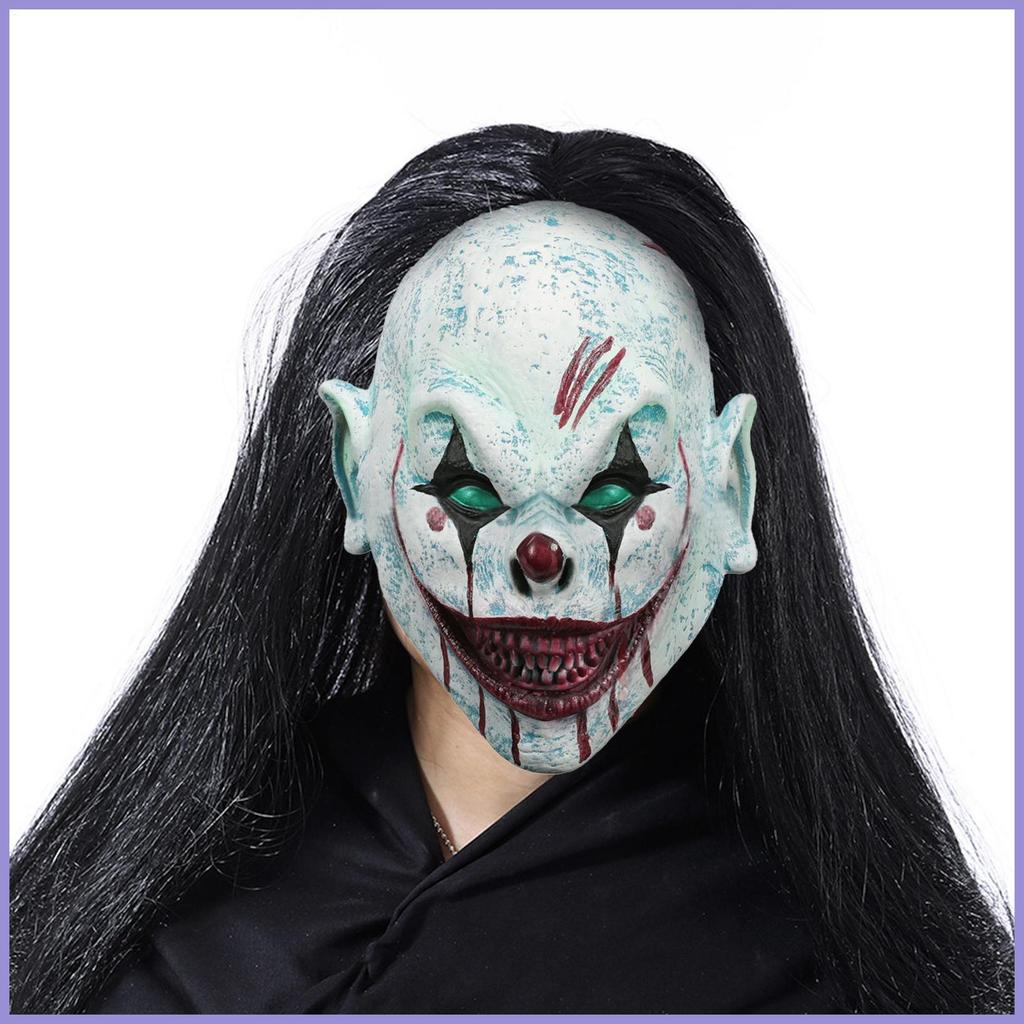 Dress Up Masque đẫm máu Halloween Cosplay Đạo cụ cao su Halloween Masque cho bữa tiệc Biểu diễn sân khấu Prank mueadsyvn