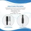 5 Chiếc 5.5 Mm X 2.5 Mm Nam Jack DC Cắm Điện Ổ Cắm Jack Adapter Adapter Đầu Nối Adapter