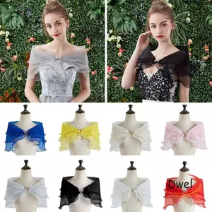 Khăn choàng cô dâu DWEL Đảng Váy giản dị thanh lịch Áo choàng
