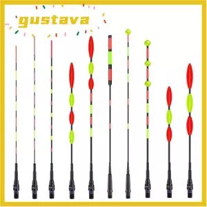 GUSTAVA 1 Phao điện tử, Đầu phao câu cá LED siêu sáng cảm ứng, Pin Cr425 siêu nhạy 2024 Phao câu cá ban đêm phát sáng Câu cá hàng đầu