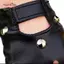 AqToCna Unisex Ngón Lái Xe Da PU Găng Tay Động Cơ Thoáng Mát Đinh Tán Disco Dance Ro AqToCna