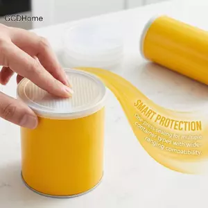 GCDHome Nhựa Có Thể Tái Sử Dụng Kín Nắp Chống Rò Rỉ Nhiều Kích Thước Thay Thế Cho Hộp Bảo Quản Lọ Cốc Bữa Ăn Chuẩn Bị Nhà Bếp Gia Đình HOT
