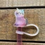 Ins Mèo Rơm Mũ DIY Sáng Bóng Mũ Rơm Phụ Kiện Trang Trí Gradient Mèo Con Nhựa Chống Bụi Cắm GYG4