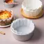 Khay Giấy Dầu Bánh Phô Mai Basque Khuôn Bánh Có Thể Gập Lại Phát Hành Dùng Một Lần Bánh Mousse Giấy Nướng Dầu Cạnh Giấy