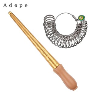 Bộ dụng cụ đo kích thước nhẫn từ size 1 đến 13, kim loại, dành cho đám cưới và làm trang sức nữ