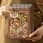 FUHUIOT Nhãn dán cảnh thu nhỏ, Dream Town 4.0 Series Nhãn dán phong cảnh Cảnh Sách, Nhãn dán PET Giấy xếp chồng lên nhau 3D Cabin House Decal Cottages Sách yên tĩnh Quà tặng trẻ em