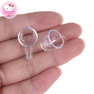 Moonlights 17 Cái / bộ 1: 12 Nhà Búp Bê Thu Nhỏ Trong Suốt Bộ Đồ Ăn DIY Đồ Chơi Nhà Bếp EN