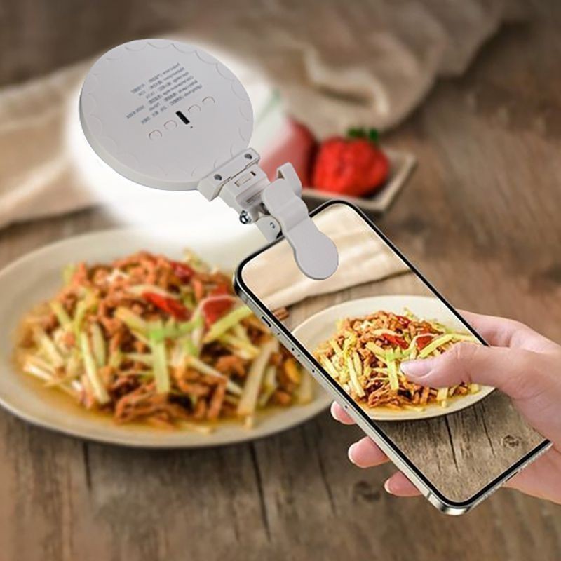 Điện Thoại Di Động Chụp Ảnh Selfie Mini Kẹp Toàn Màn Hình, Đèn Lấp Đầy Ánh Sáng 25.8.26