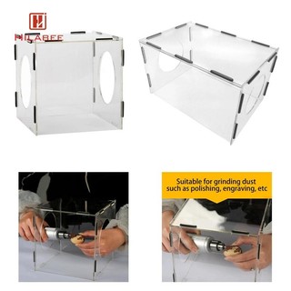 Hộp đựng bụi mài đánh bóng, Mũ trùm đầu chống bụi cho đánh bóng, khắc, bay bụi