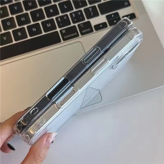 [JLK] Vỏ từ tính trong suốt pha lê cho iPhone 17 Air 17Pro 16 15 14 Plus 13 12 11 Pro Max Chống sốc trong suốt cho vỏ sạc không dây