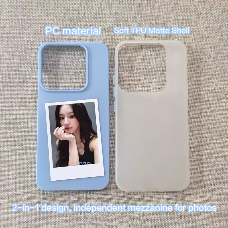 Ốp Giữ Ảnh Mezzanine 8 Màu Dễ Thương Cho Samsung Galaxy A17 A16 A15 M15 F15 A14 M14 F14 A13 M13 M32 5G 4G Ốp Lưng 2 Trong 1 Giá Đỡ Màu Kẹo Vỏ Điện Thoại Mềm