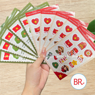 Bộ Sticker Tết Trung Thu Dễ Thương Cho Bé-Tem Decal Chống Nước Dán Điện Thoại,LapTop Mừng Trung Thu Đoàn Viên ANGIHOME