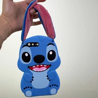 Ốp điện thoại cầm tay Stitch Plush Ears 3D cho OPPO A5 A5i Pro A5X A54 A74 A76 A96 A78 A58 A95 A15 A15S A35 A5S A7 A12 A54S A54 A53 A53S A55 A52 A72 A92 A5 A9